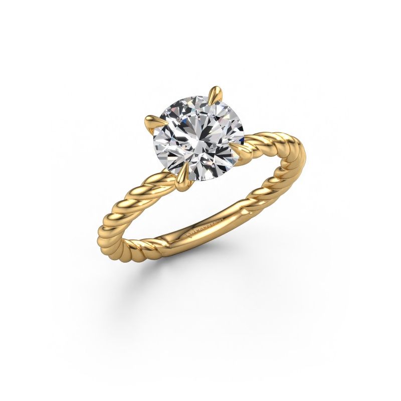 Engagement ring Twanna 585 gold lab grown diamond 2.00 crt