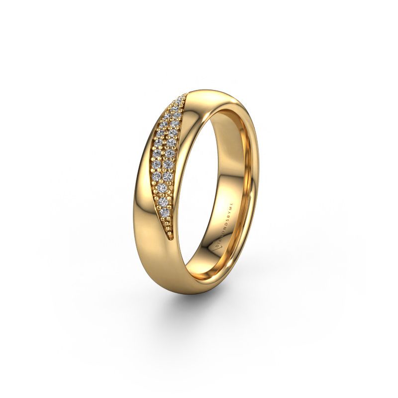 Alliance WH2025L 585 or jaune diamant synthétique ±5 x 2,2 mm