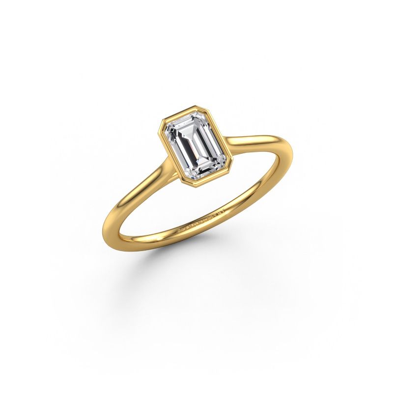 Engagement ring Lavon EME 585 gold lab grown diamond 0.70 crt