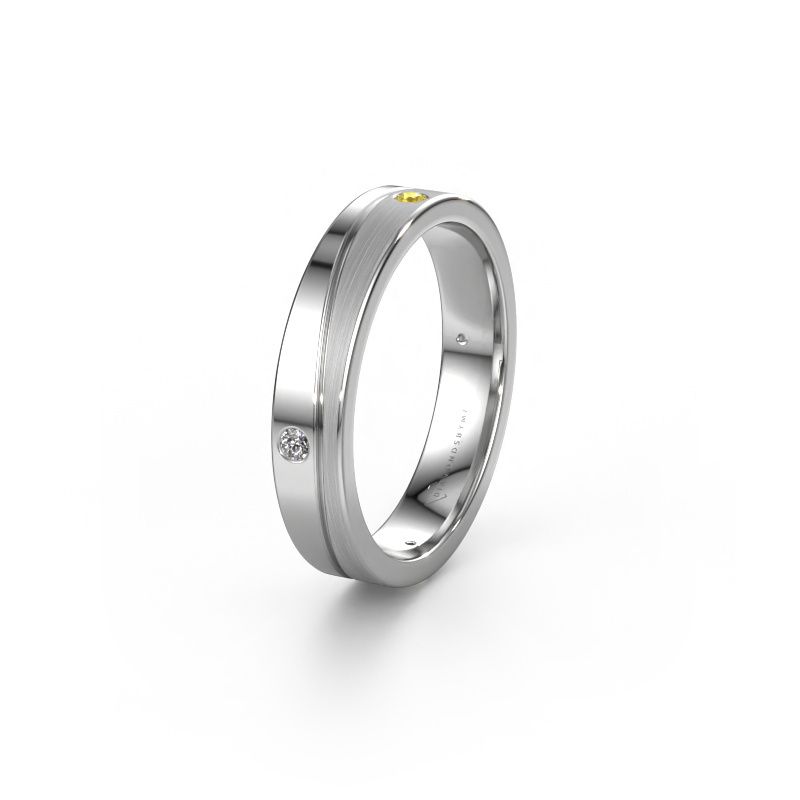 Ehering WH0901L14APM 950 Platin Gelb Saphir ±4x1.7 mm