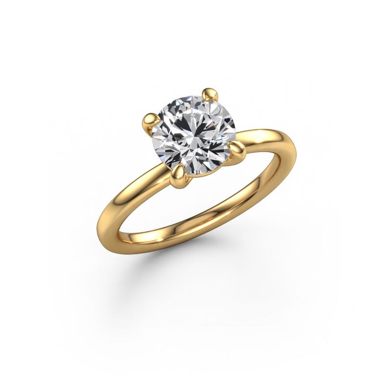 Engagement ring Simone RND 1 585 gold lab grown diamond 1.50 crt