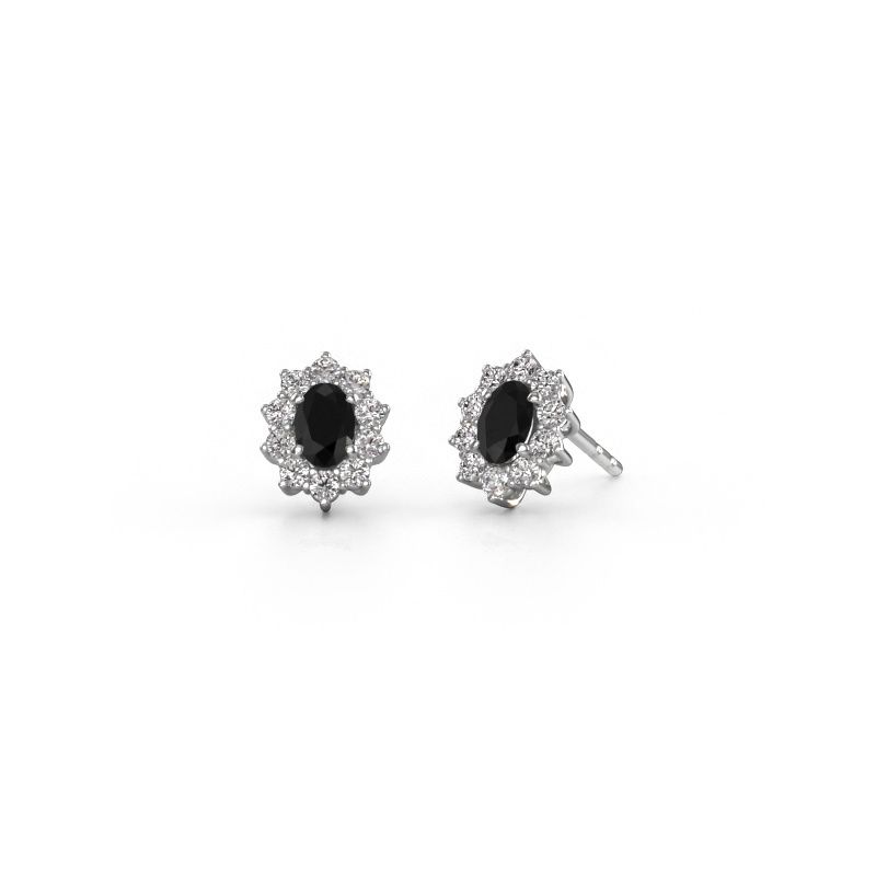 Ohrringe Leesa 585 Weißgold Schwarz Diamant 1.800 crt