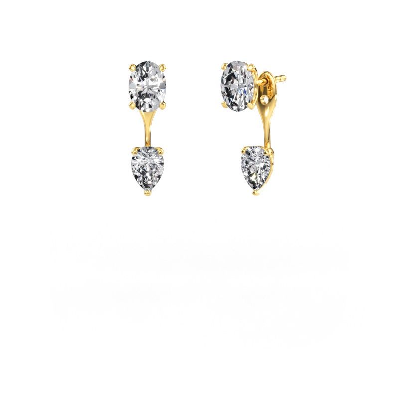 Ohrhänger Kate OVL-PER 585 Gold Lab-grown Diamant 2.70 crt