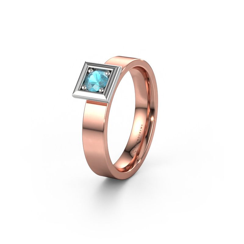 Alliance WH2112L14A 585 or rose topaze bleue ±4x1.7 mm