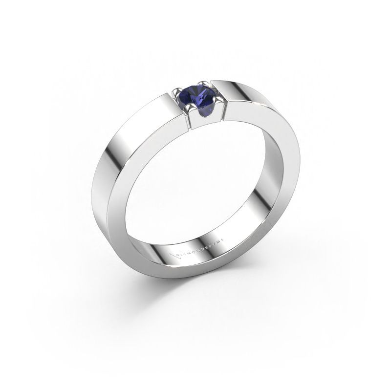 Ring Dana 1 950 Platin Saphir 3.7 mm
