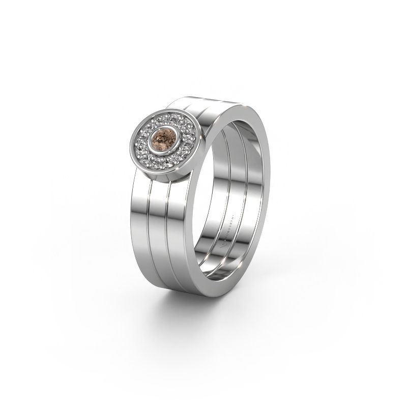 Alliance WH2102L 950 platine diamant brun ±6x1.8 mm