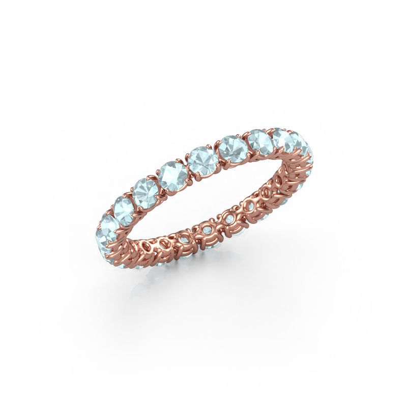 Ring Vivienne 2.7 585 rose gold aquamarine 2.7 mm