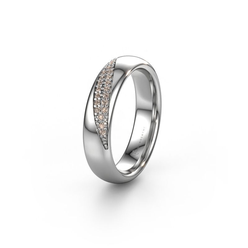 Alliance WH2025L 950 platine diamant brun ±5 x 2,2 mm