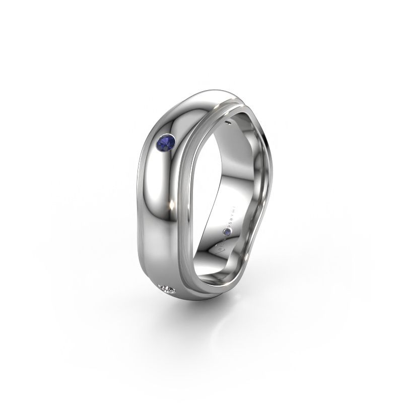 Ehering WH2050L26DP 950 Platin Saphir ±6x2.4 mm