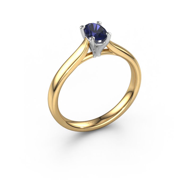 Verlobungsring Mignon OVL 1 585 Gold Saphir 8x6 mm