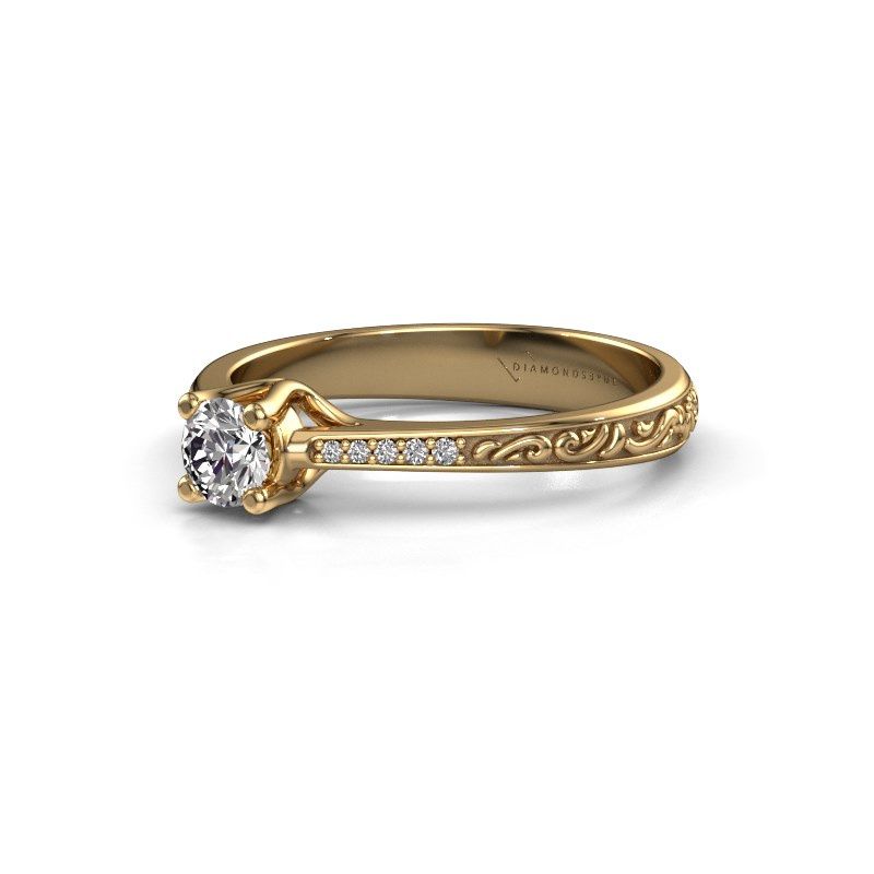 Afbeelding van Verlovingsring Mei 585 goud diamant 0.286 crt