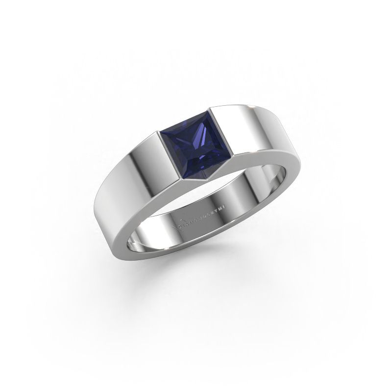 Engagement ring Arlena 1 950 platinum sapphire 4 mm