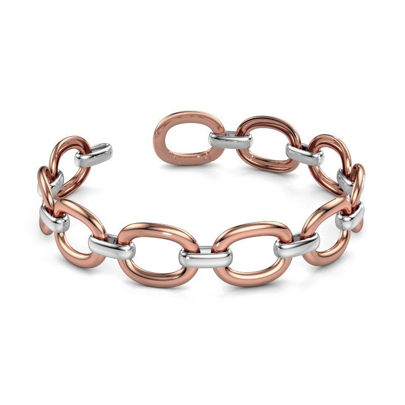 Image of Link link bracelet Tatiana 20mm 585 rose gold