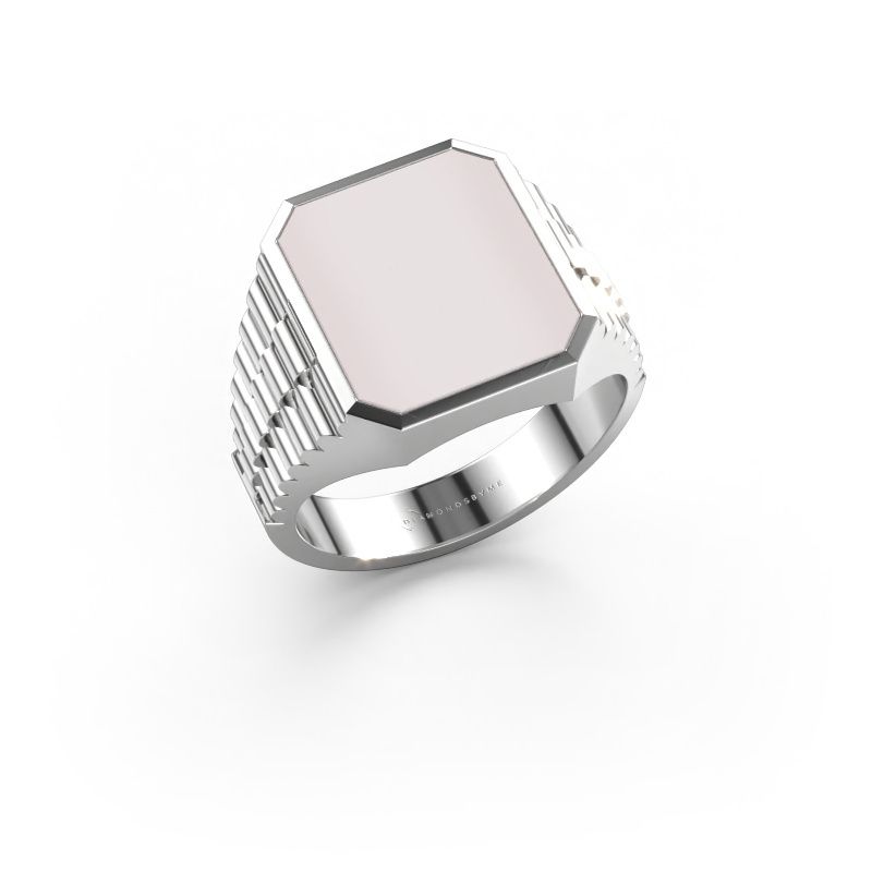 Signet ring Brent 3 950 platinum red sardonyx 14x12 mm