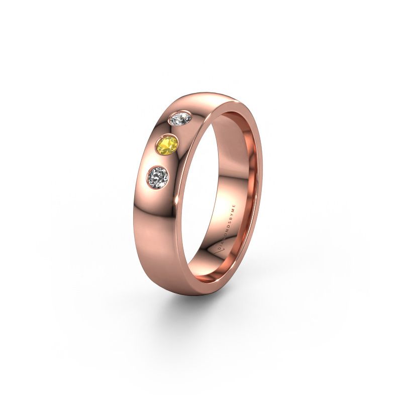 Alliance WH0114L25BP 585 or rose saphir jaune ±5 x 2 mm