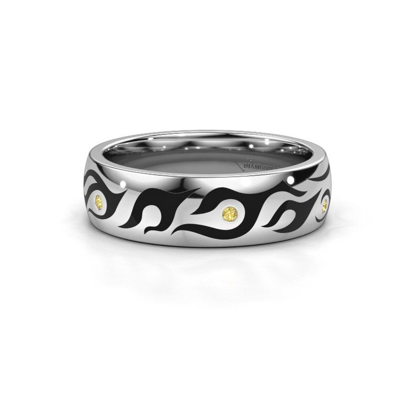 Image of Wedding ring WH3050L26P<br/>585 white gold ±6x2 mm