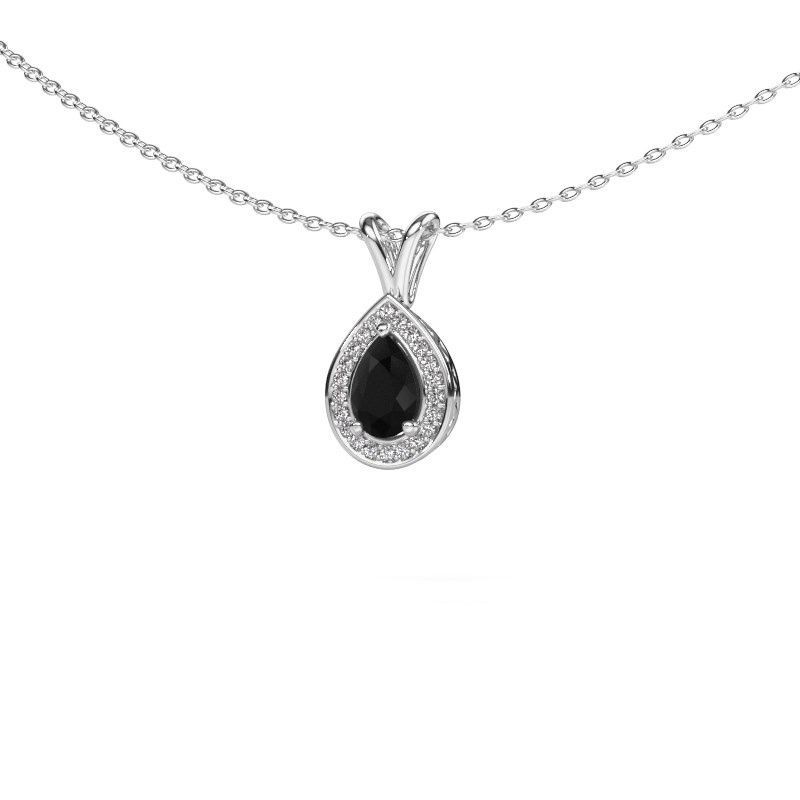 Pendant Barbar 950 platinum black diamond 0.54 crt