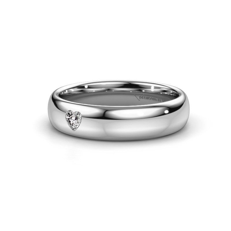 Image of Friendship ring WH0101L35BPHRT<br/>585 white gold ±5x2 mm<br/>Diamond