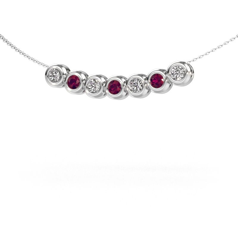 Ketting Kim 7 950 platina rhodoliet 3.4 mm