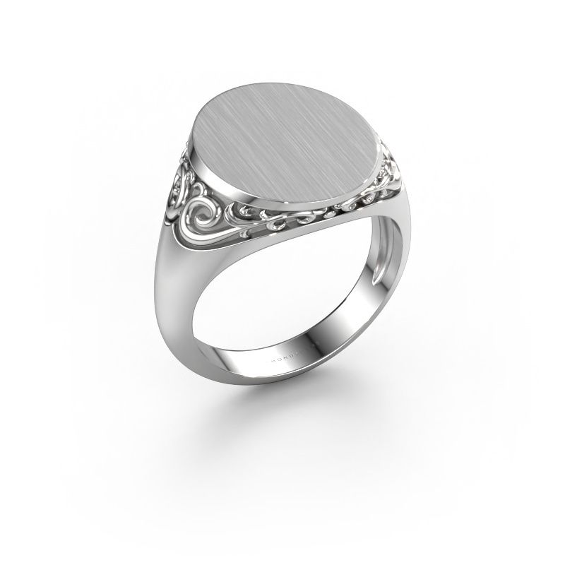 Men's ring Jelle 4 585 white gold