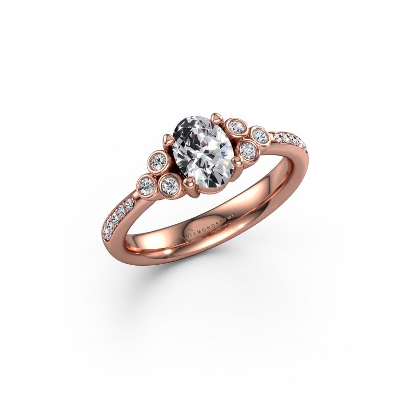 Verlobungsring Lucy 2 585 Roségold Lab-grown Diamant 0.869 crt