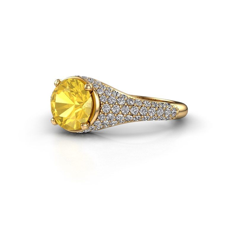 Bild von Verlobungsring lovella<br/>585 Gold<br/>Gelb Saphir 7 mm
