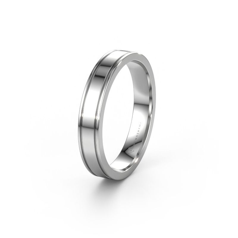 Wedding ring WH2110M14A 950 platinum ±4 x 1.7 mm