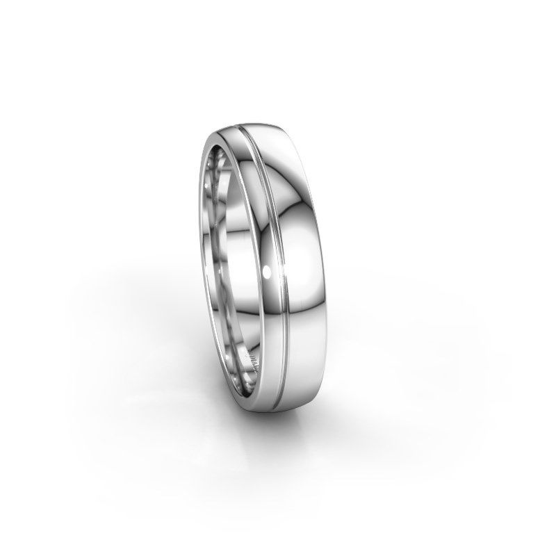 Image of Wedding ring WH0300M25AP<br/>585 white gold ±5x1.7 mm