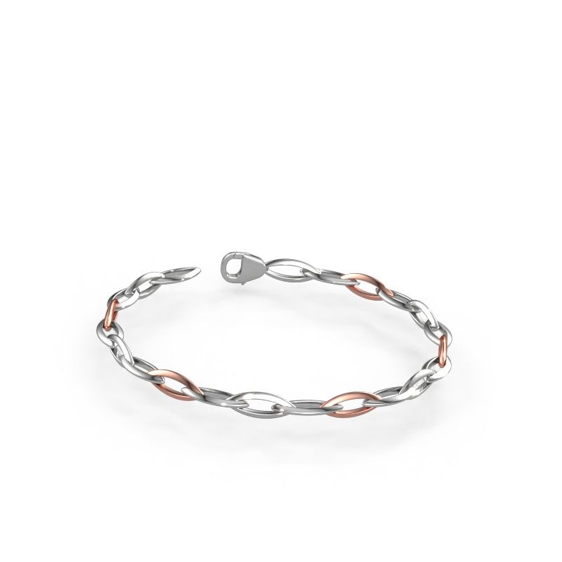 Armband Candy 1 6.5 585 Weißgold ±6,5 mm