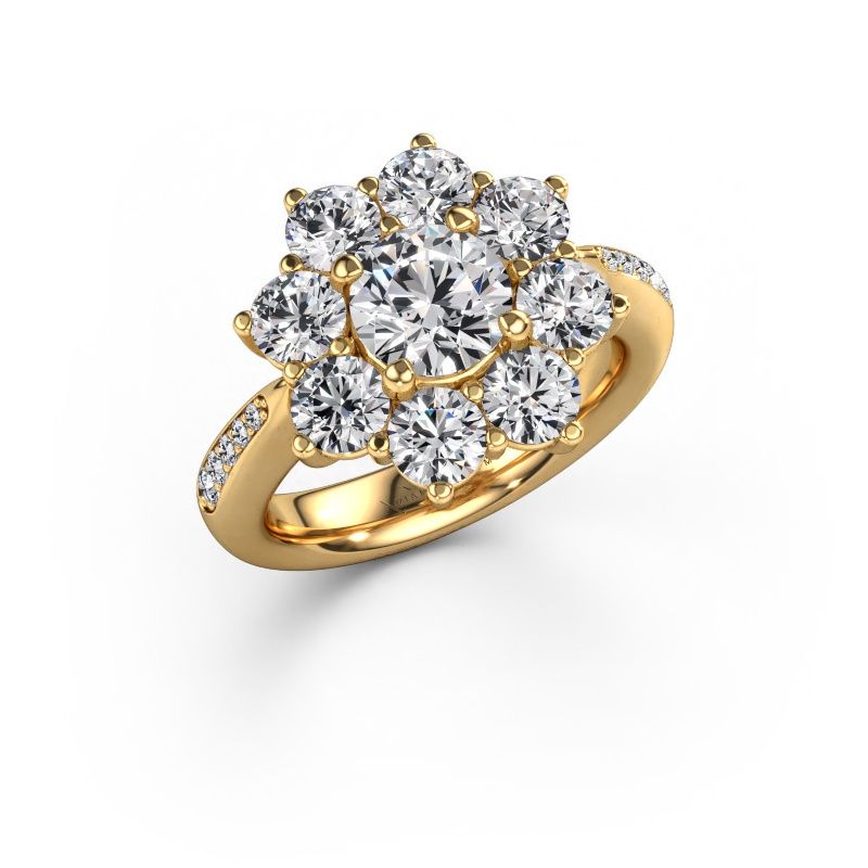 Engagement ring Carolyn 2 585 gold lab grown diamond 1.00 crt