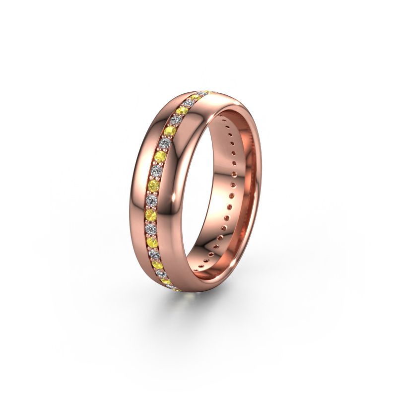 Ehering WH0103L36BP 585 Roségold Gelb Saphir 1.3 mm ±6x2 mm