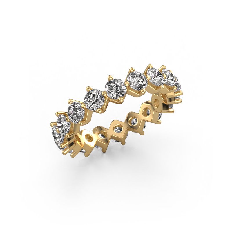 Stackable ring Janie 3.4mm 585 gold lab grown diamond 3.00 crt