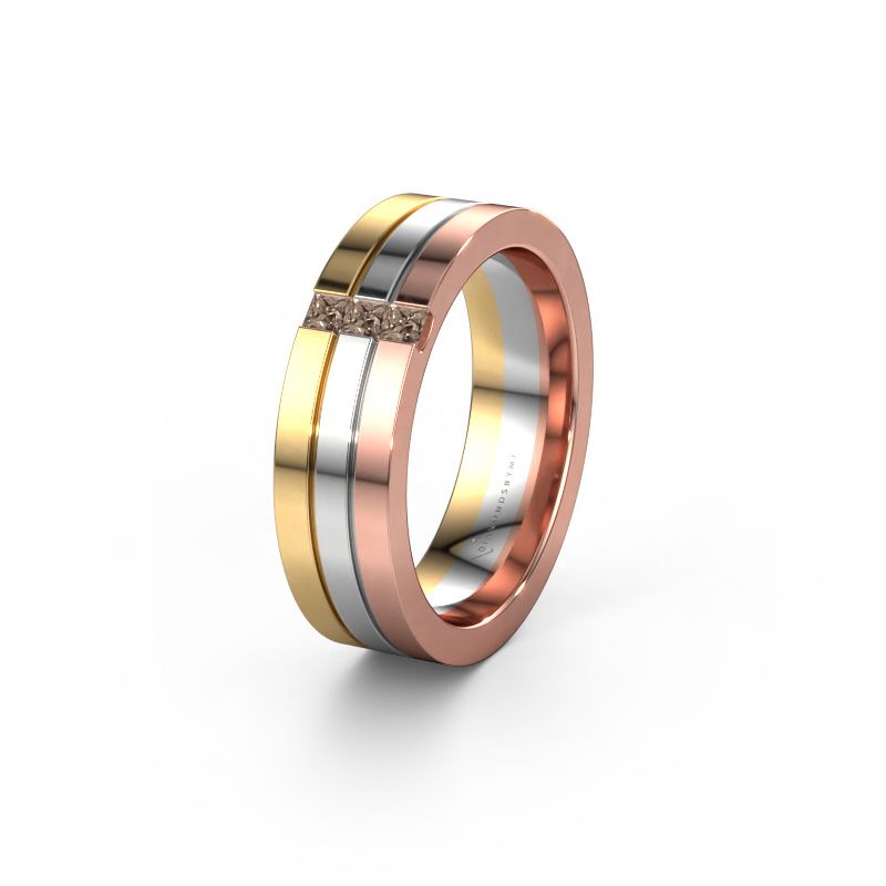 Alliance WH0428L16BP 585 or rose diamant brun ±6x2 mm