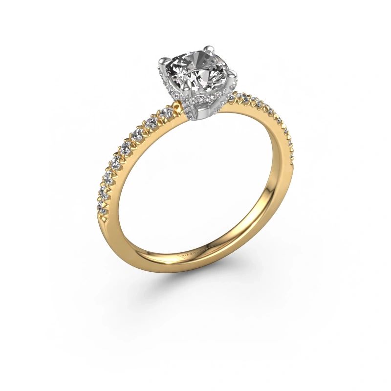 Engagement ring Saskia 1 CUS 585 gold diamond 1.364 crt