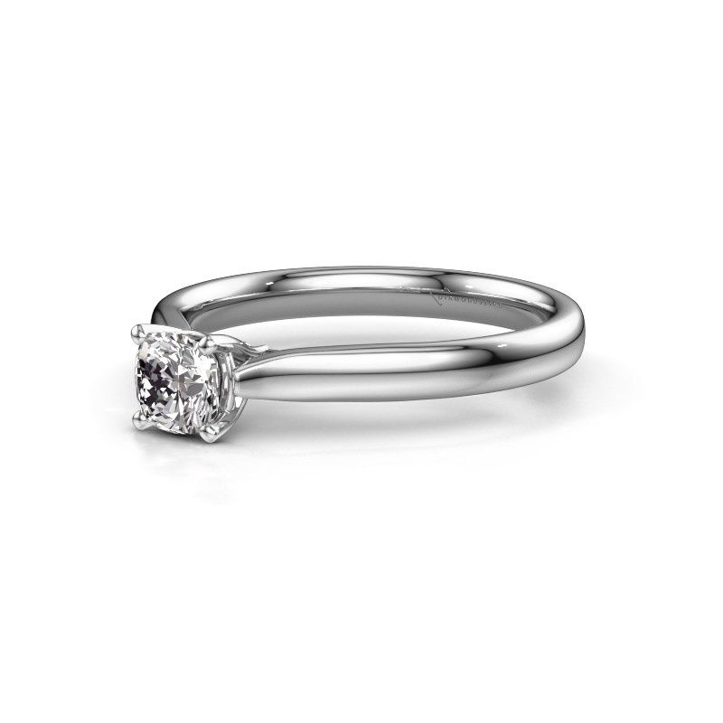 Afbeelding van Verlovingsring Mignon cus 1 585 witgoud diamant 0.50 crt