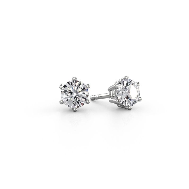 Oorbellen Fay 950 platina lab-grown diamant 0.30 crt