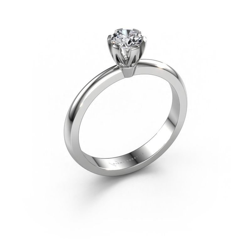 Engagement ring Julia 950 platinum lab-grown diamond 0.25 crt
