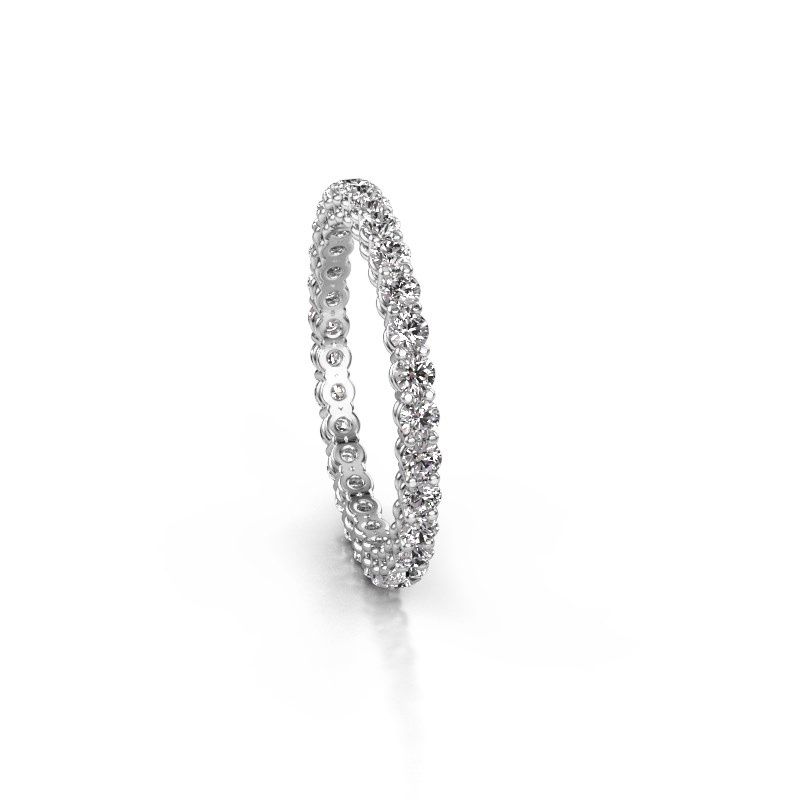 Image of Stackable ring Michelle full 2.0 585 white gold lab grown diamond 0.930 crt