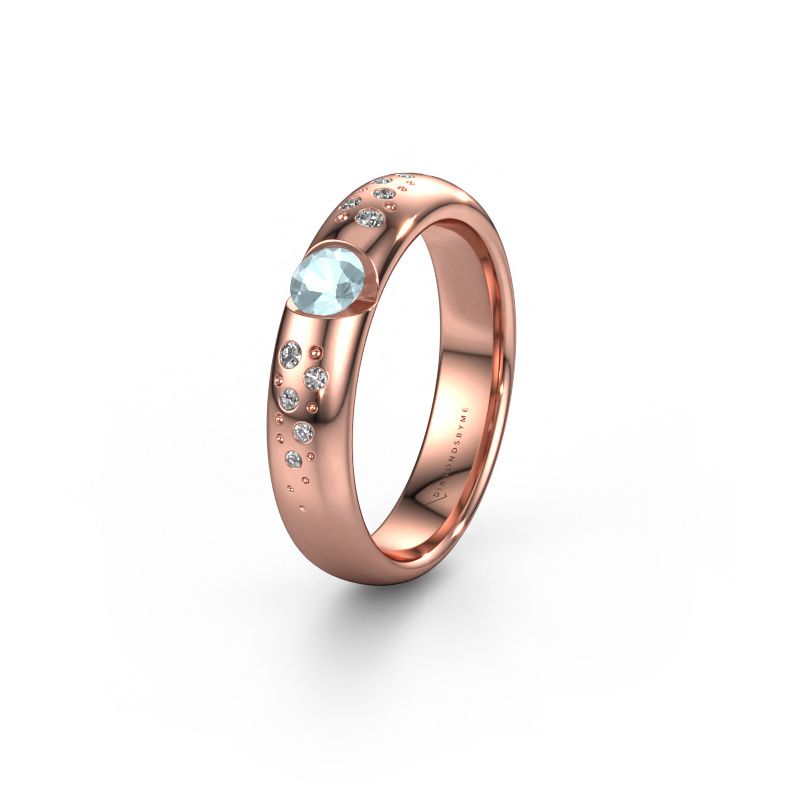 Alliance WH2104L34A 585 or rose aigue-marine ±4,5x1.7 mm