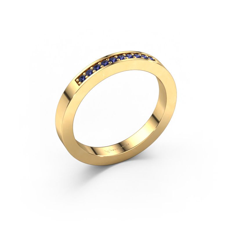 Vorsteckring Loes 3 585 Gold Saphir 1.3 mm