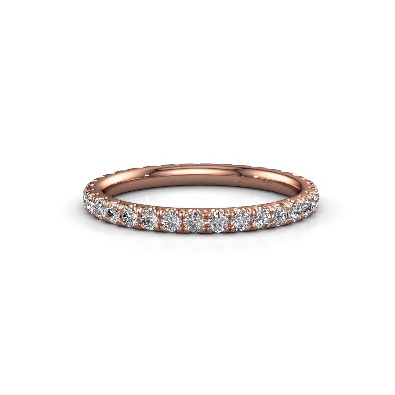 Image of Stackable Ring Jackie 1.7<br/>585 rose gold<br/>Lab-grown diamond 0.66 crt