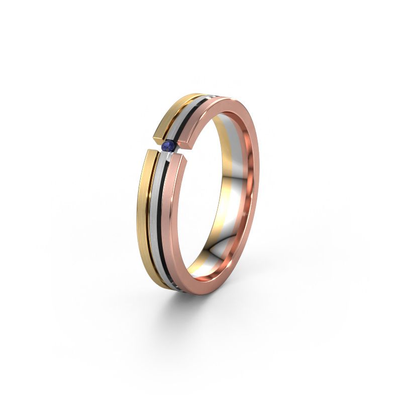 Ehering WH0402L14AM 585 Weißgold Saphir ±4x1.7 mm