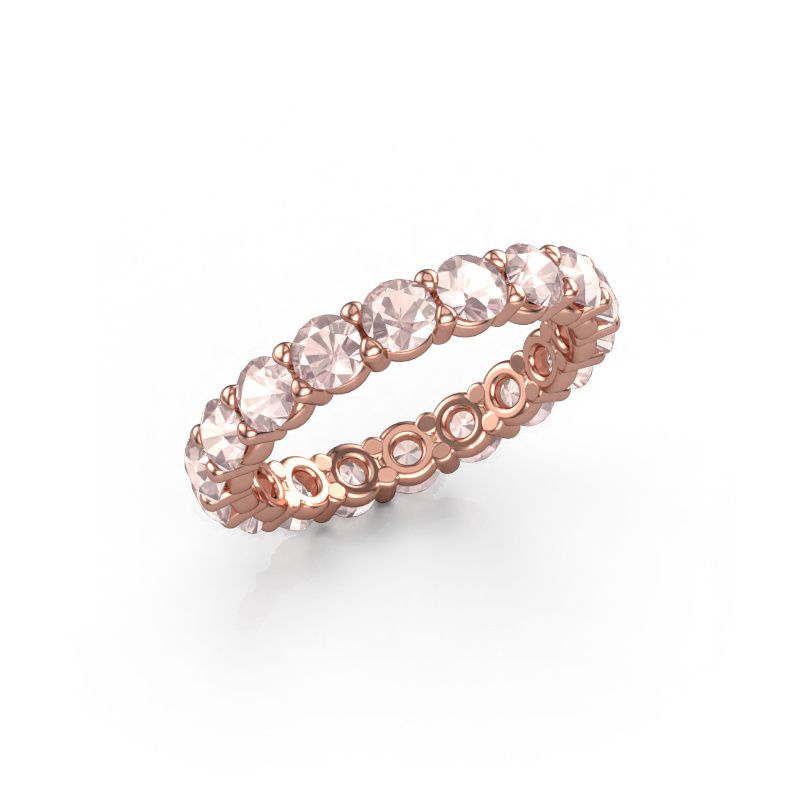 Ring Heddy rnd 3.4 585 Roségold Morganit Champagner 3.4 mm
