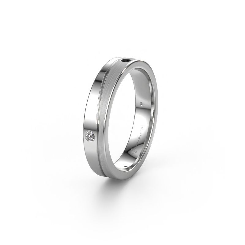 Ehering WH0901L14APM 950 Platin Schwarz Diamant ±4x1.7 mm
