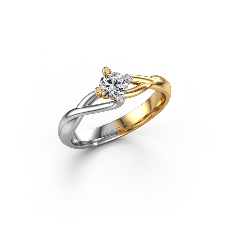Ring Paulien 585 Gold Lab-grown Diamant 0.30 crt