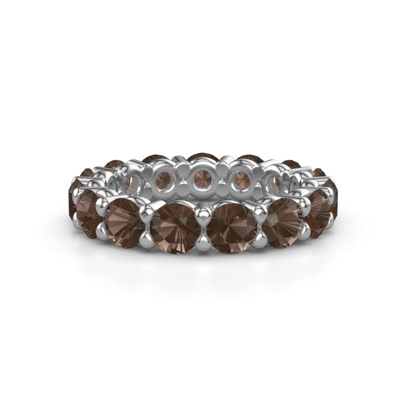 Bild von Ring heddy rnd 4.2<br/>585 Weißgold<br/>Rauchquarz 4.2 mm