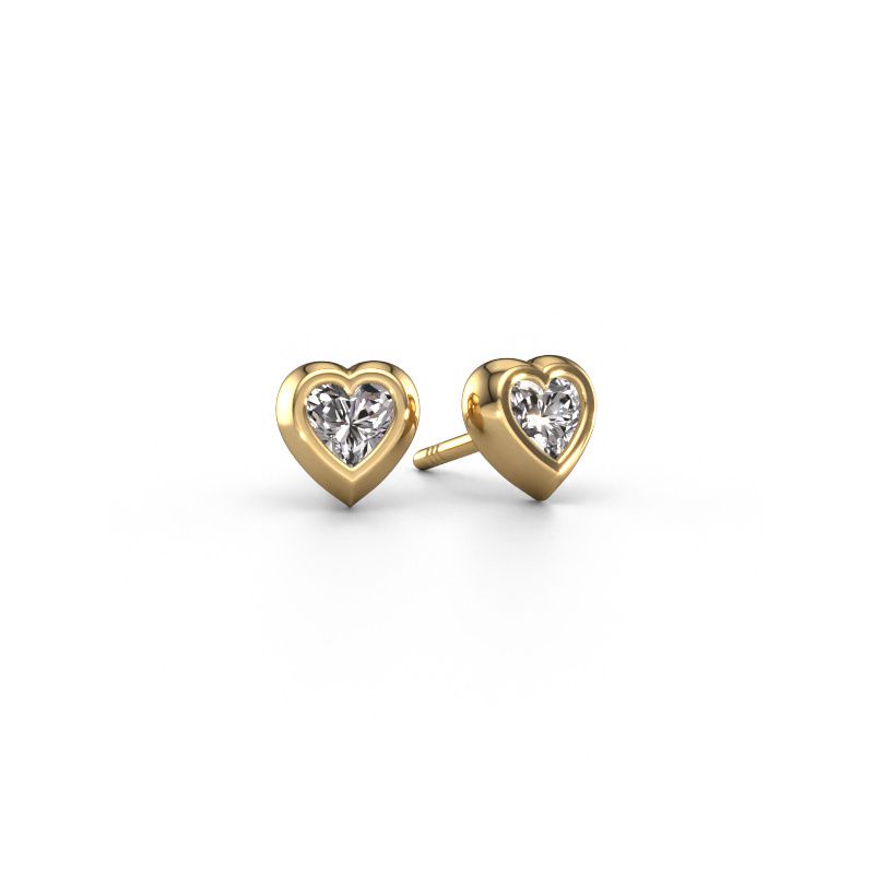 Oorknopjes Charlotte 585 goud lab-grown diamant 0.50 crt