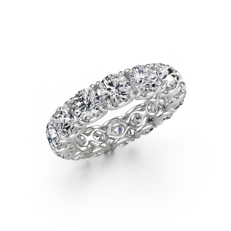 Ring Estee 4.7 585 white gold lab grown diamond 5.60 crt