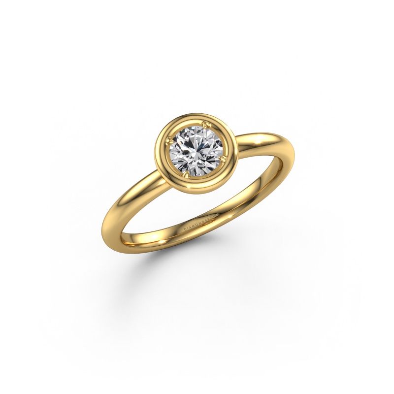 Engagement ring Noa RND 585 gold diamond 0.40 crt