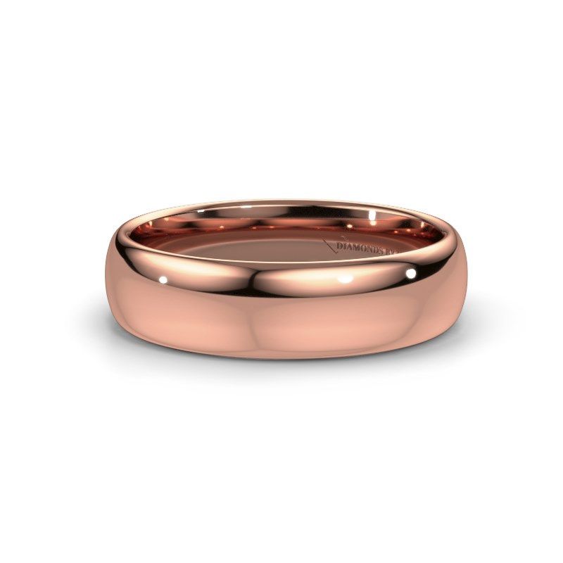 Image of Wedding ring WH0100M36BP<br/>585 rose gold ±6x2 mm
